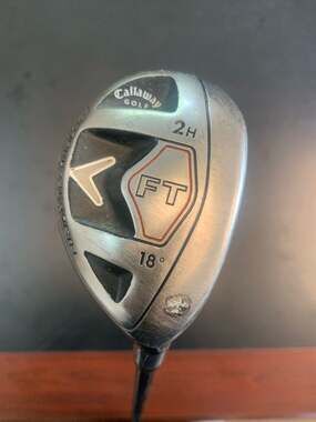 Callaway FT Fusion Technology 2H 18deg Hybrid w/ Fujikura Fit-On Graphite Shaft